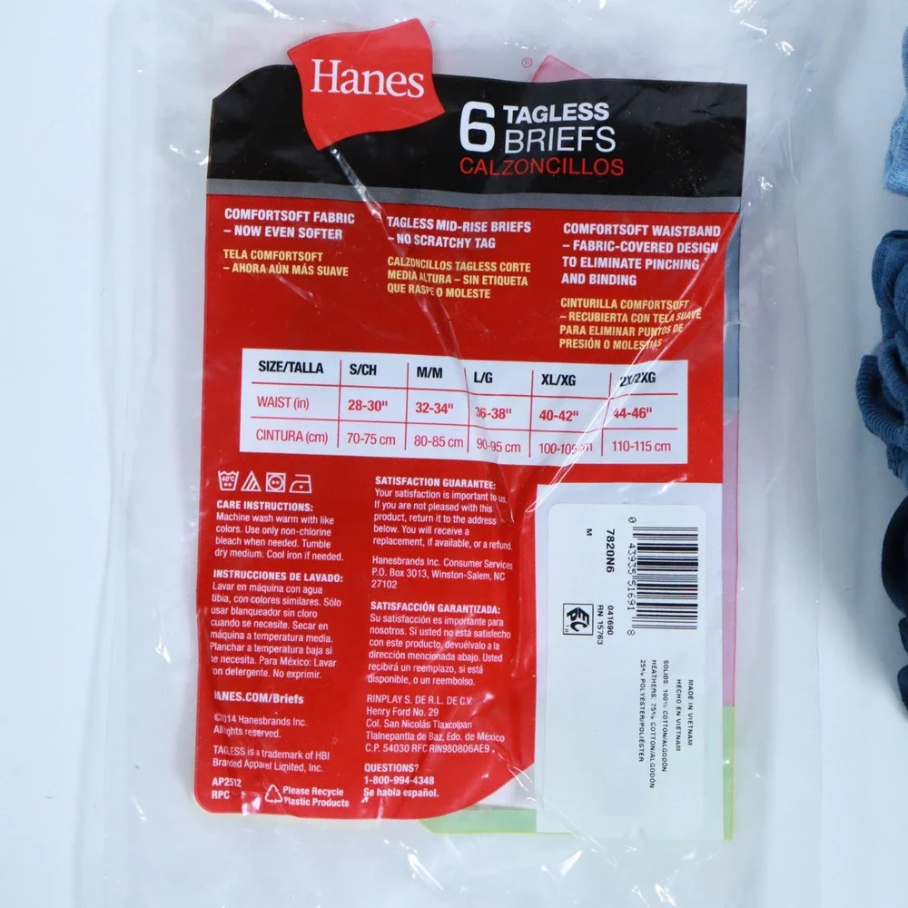 Hanes Men's Comfort Soft Waistband Mid-Rise Briefs Lot of 3 FreshIQ 2014